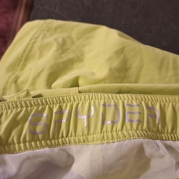 💕5 For $20 Spyder Lime Green Lined 4 Way Swim Trunks Board Shorts 8"- Sz XL - Picture 9 of 12